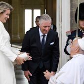 Missbrauch: Scharfe Worte an den Papst bei Belgien-Besuch