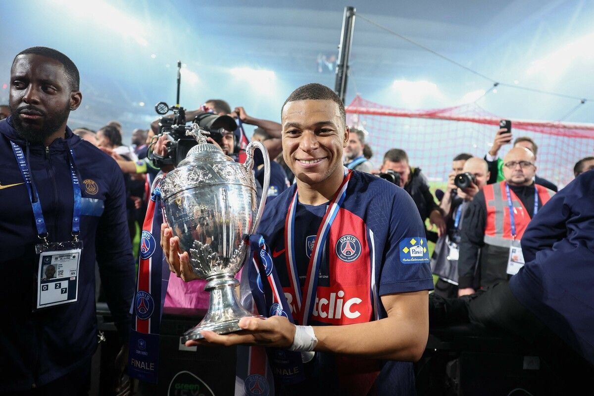 Sieben Jahre spielte Kylian Mbappé für PSG.⇒Apa