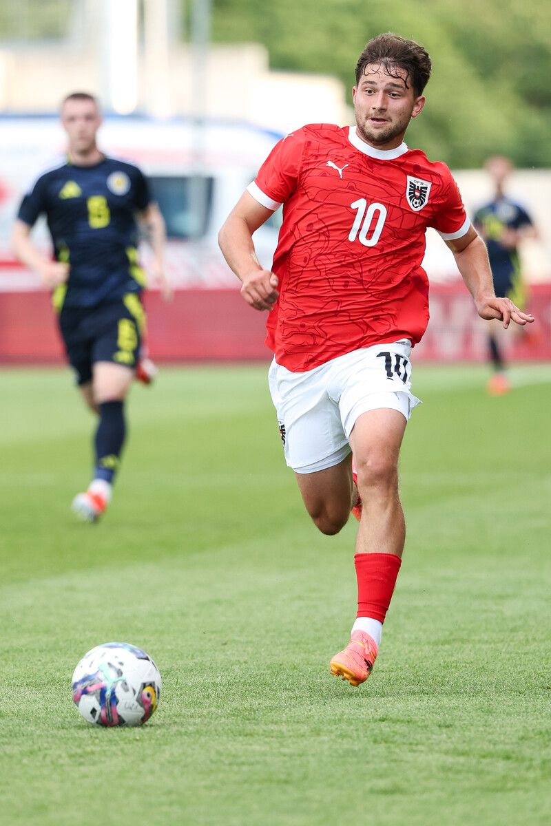Simon Seidl markierte seine ersten Treffer im U21-ÖFB-Trikot.⇒Gepa