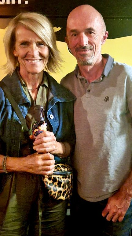 Theaterkollegen Annemarie Bereuter und Paul Sandholzer.