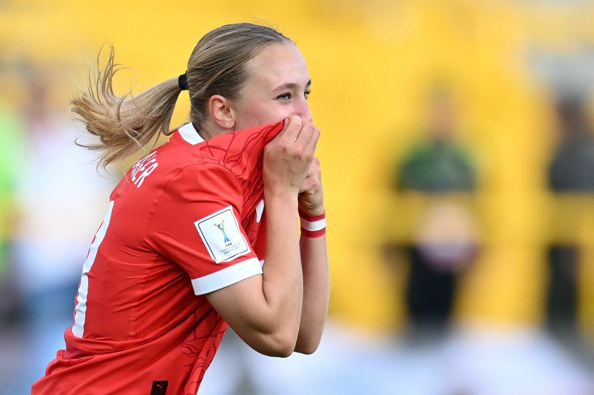 Torschützin Hannah Fankhauser.⇒apa