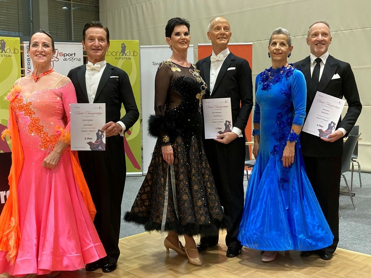Trotz Widrigkeiten: Vorarlberger Tanzpaare triumphierten bei Tiroler Meisterschaften.
⇒
TSC vorarlberg