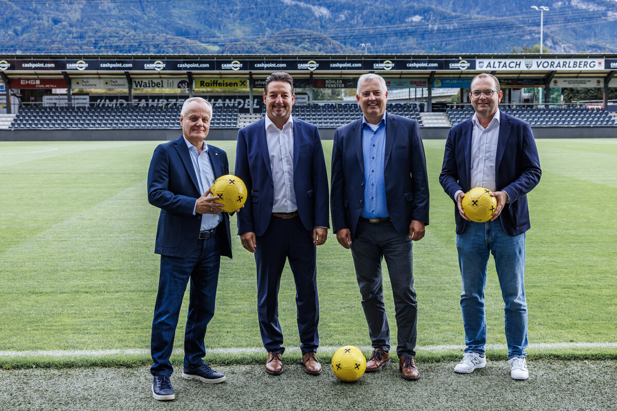 Werner Gunz, Manfred Miglar, Andre ­Spiegel und Christoph Längle.⇒Verein