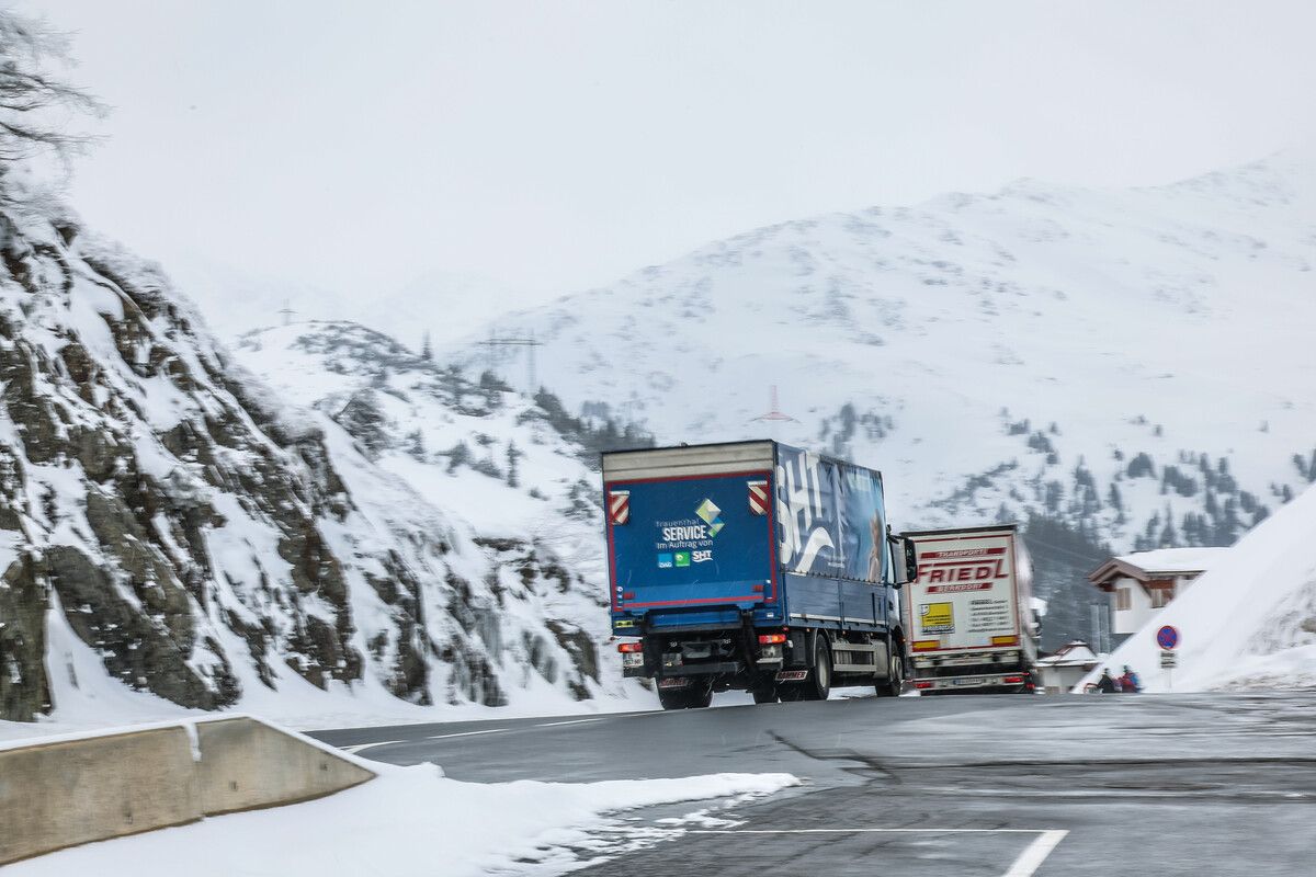 Wintereinbrüche wie am 19. April kommen am Arlbergpass regelmäßig vor.⇒VN