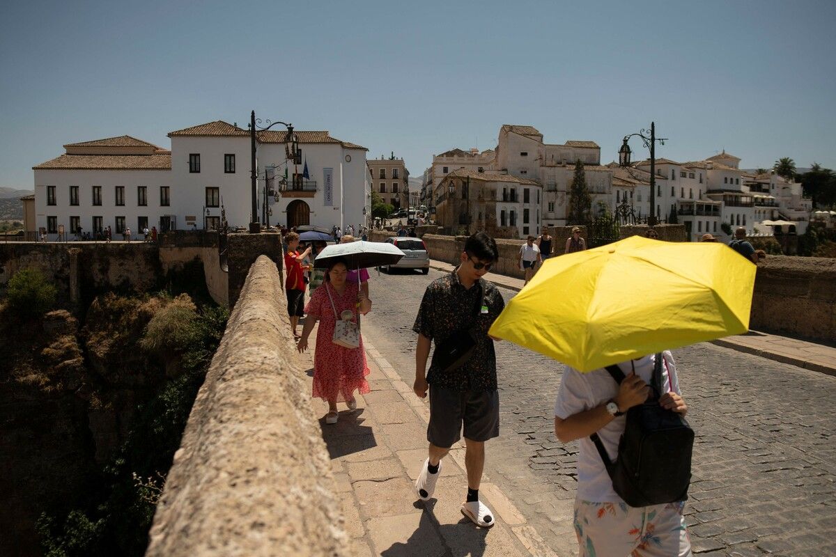 Zahlreiche Länder, darunter Spanien, haben im August Hitzerekorde verzeichnet. ⇒AFP
