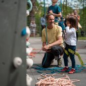 Offenes Klettern am Kids Buin