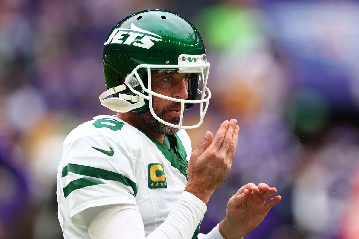 Aaron Rodgers durfte sich in London nur über den persönlichen Erfolg freuen.⇒Reuters