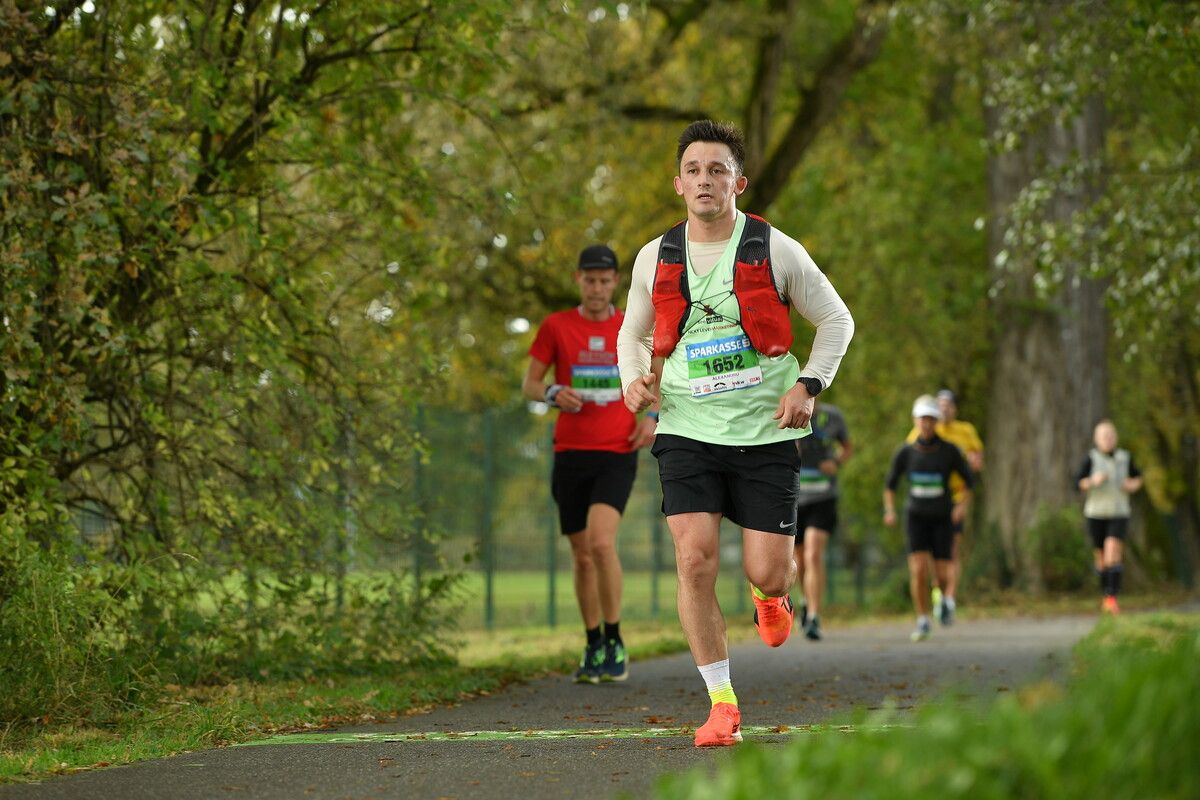 Alexandru Trytian in Aktion beim Dreiländermarathon.⇒VN