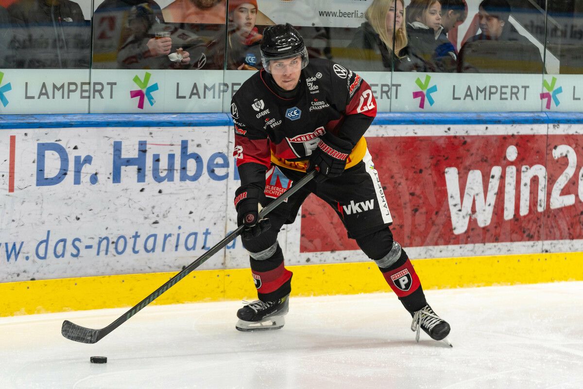 An Luca Erne lag‘s nicht, dass die Pioneers ohne Sieg blieben. Der 20-Jährige spielt bisher eine gute Saison.⇒Stiplovsek