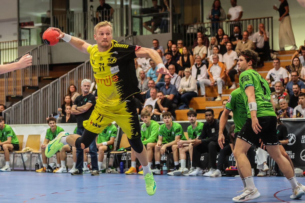 Andi Schröder und Bregenz Handball geht es darum, die bislang makellose Serie in der Handballarena Rieden zu verteidigen. ⇒Steurer