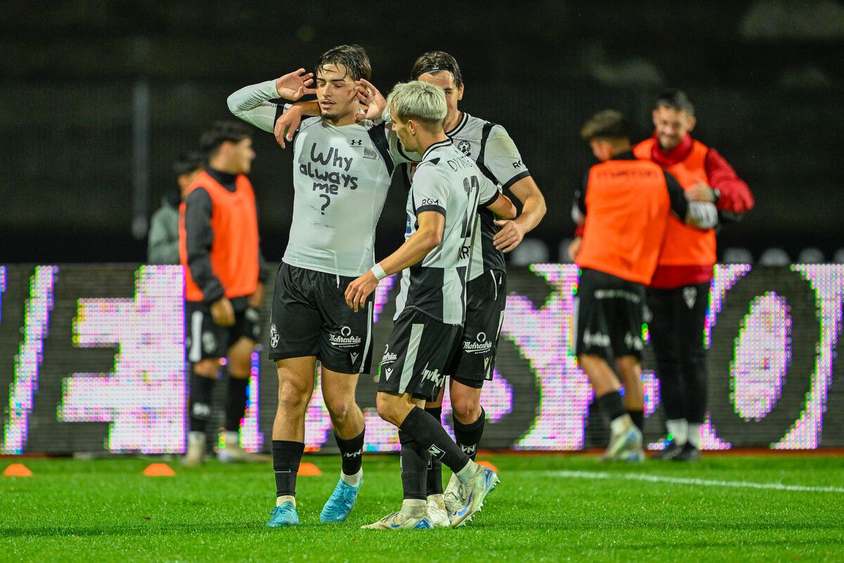 Anteo Fetahu jubelte über seinen Treffer in Mario-Balotelli-Manier „Why always me?“.⇒gepa