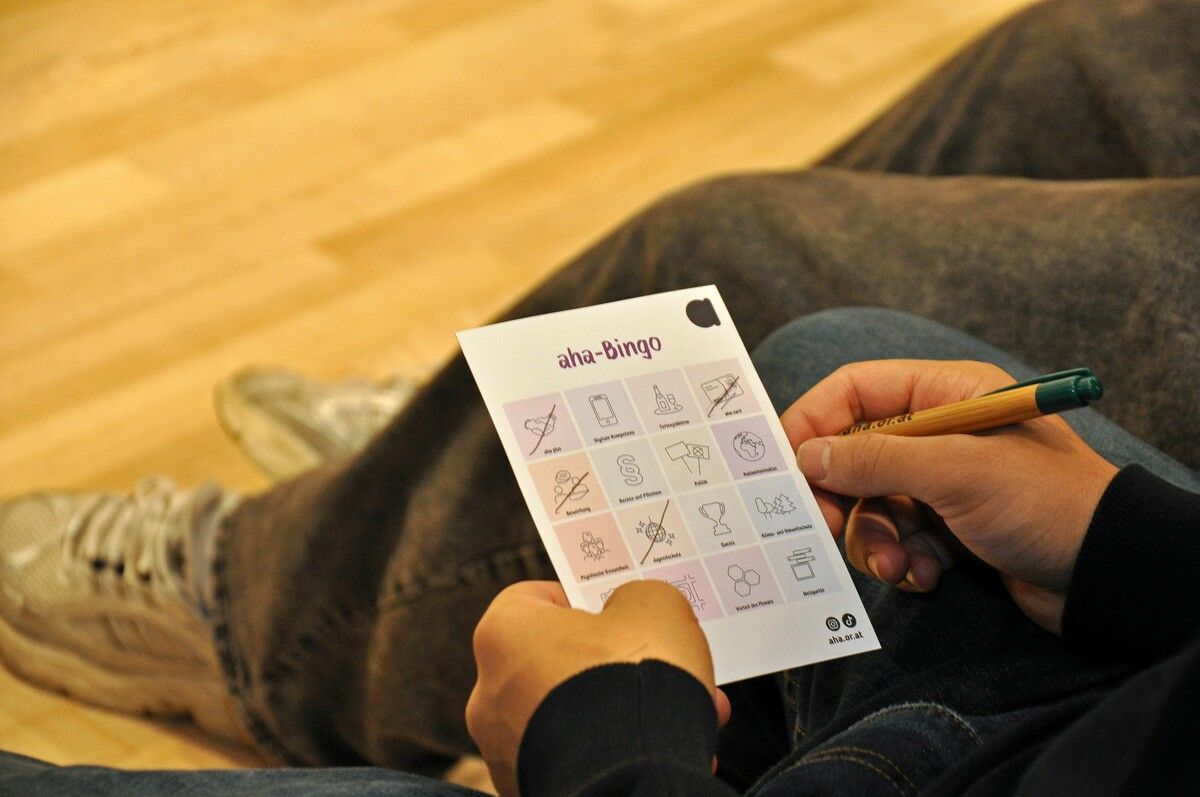Bingo: Nach dem Infotag waren die Schüler bestens unterrichtet.⇒aha