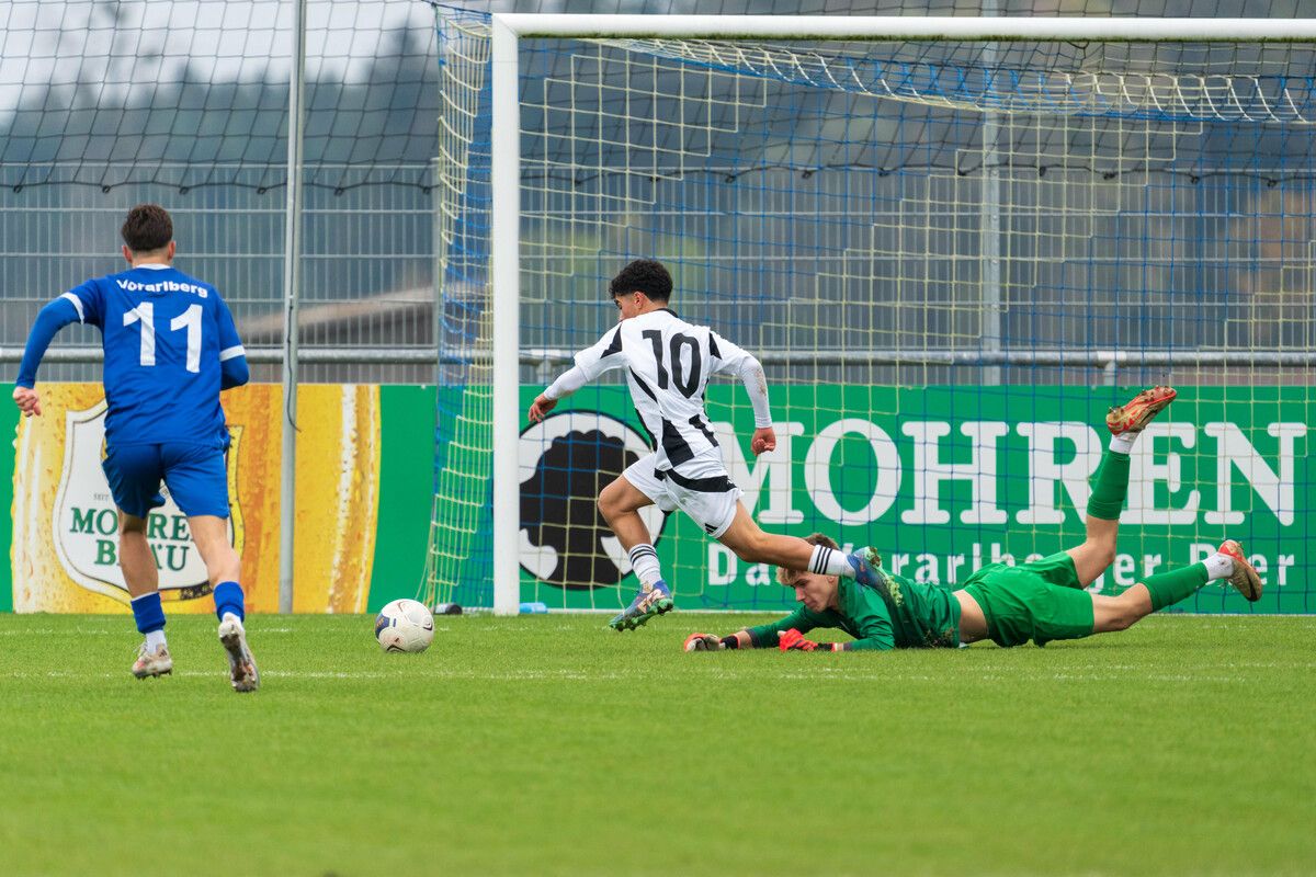 David Pils gelang gegen die AKA Vorarlberg ein Dreierpack.⇒VN-Stiplovsek