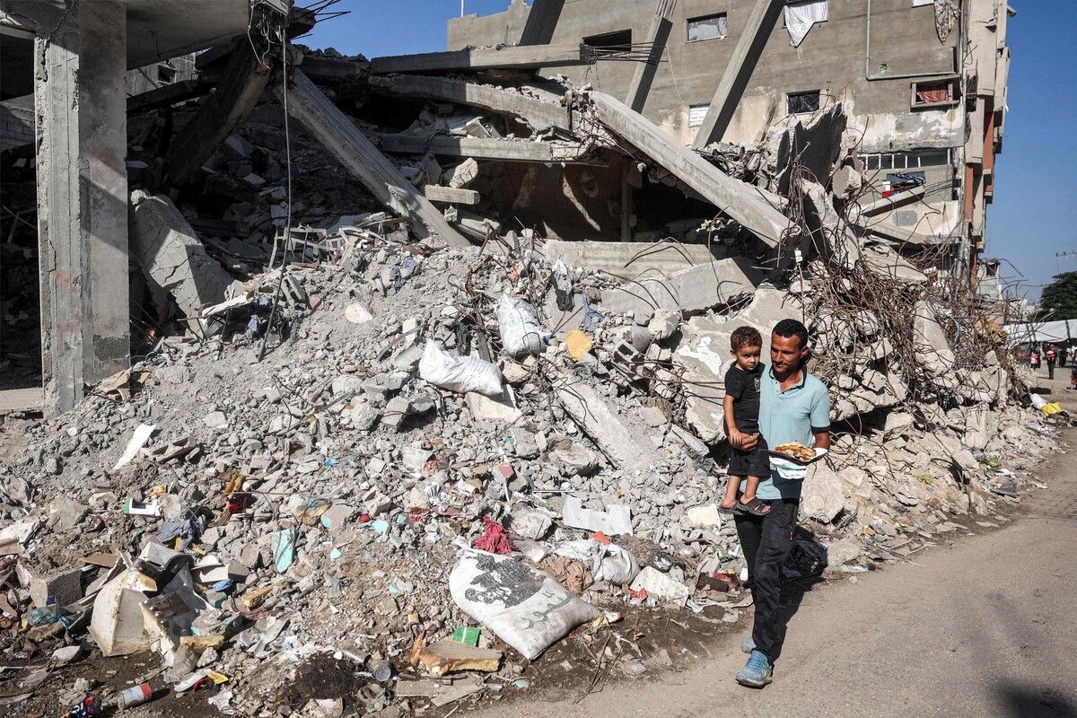 Der Gaza-Krieg bringt Zerstörung und Zehntausende Todesopfer.⇒AFP