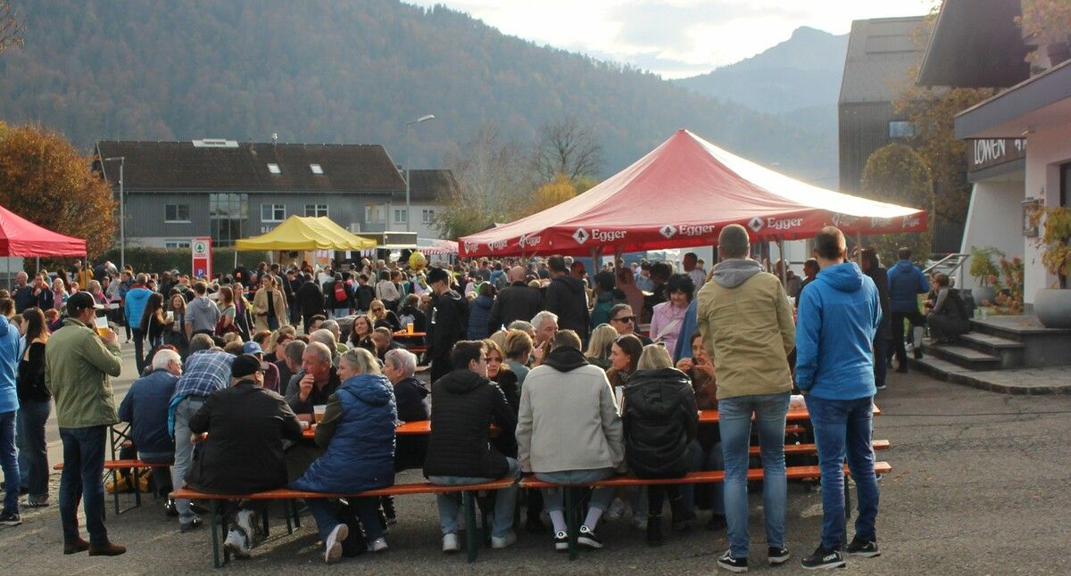 Der Goaßamat in Andelsbuch war einmal mehr Publikumsmagnet. ⇒STP