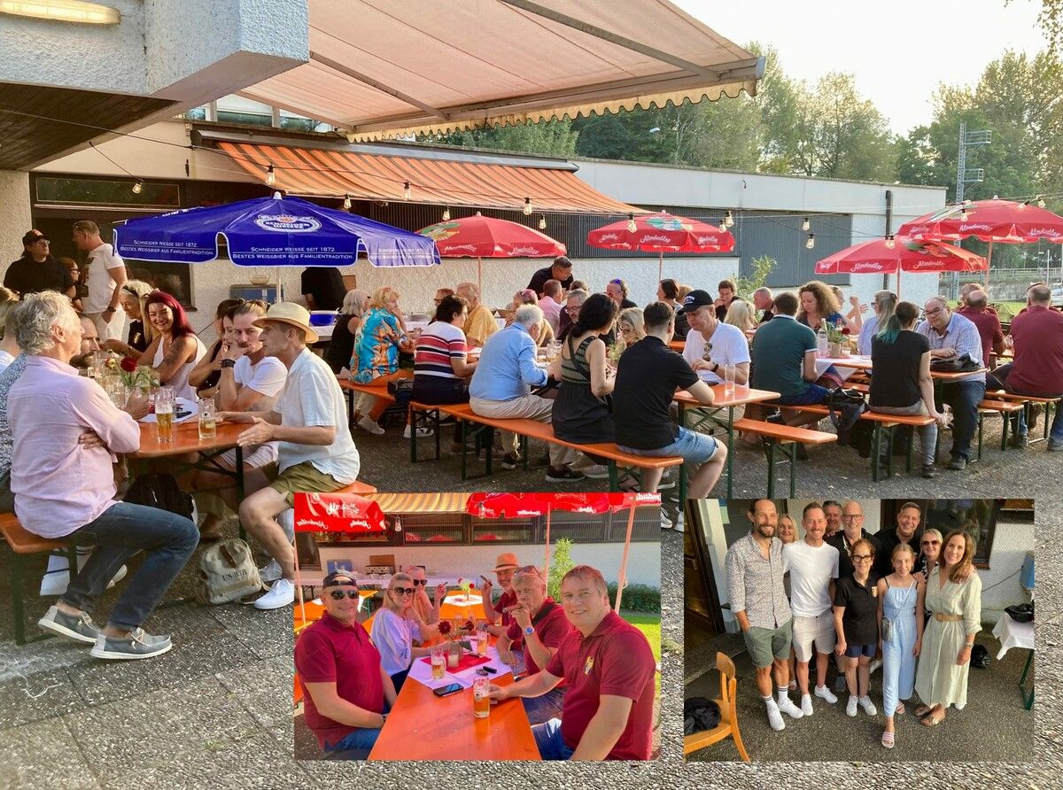 Der Grillabend beim Spätsommer-Hock der Narraseckl kam gut an.⇒NSBV