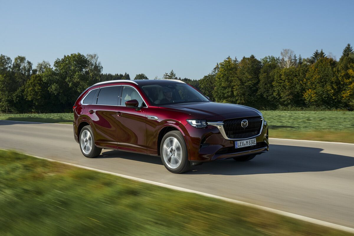 Der Mazda CX-80 ist das neue Flaggschiff der Marke.⇒Werk
