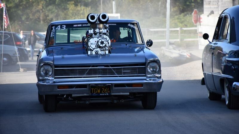Die Hauptattraktion, der 1500 PS starke 1966er Chevy.⇒BP