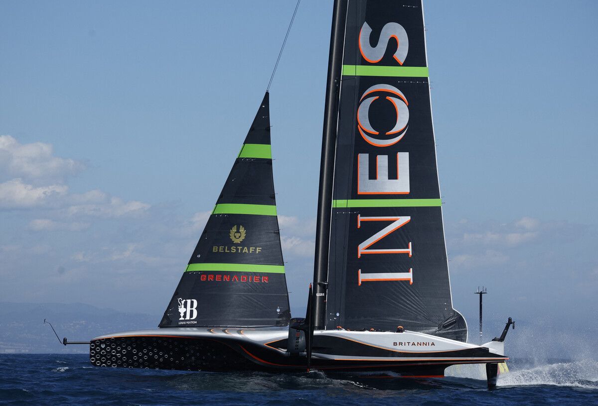 Die Ineos-Brittania-Crew steht kurz vor dem Titel beim Louis-Vuitton-Cup.⇒Reuters
