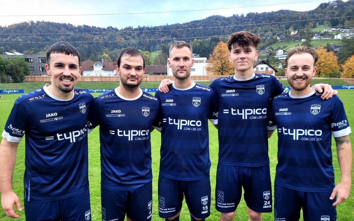 Die jüngsten Torschützen des SV Lochau. ⇒bms