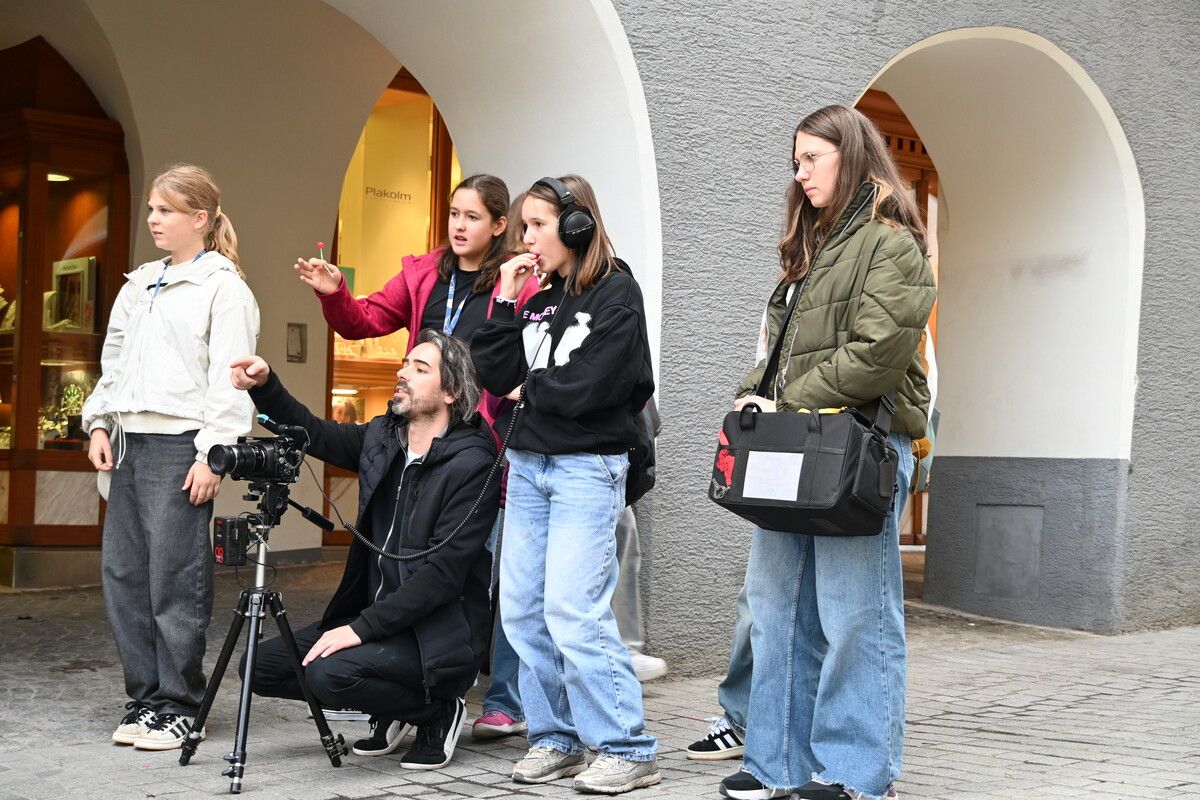 Die jungen Filmschaffenden konnten ihre kreativen Talente entdecken.⇒Stadtmarketing Bludenz