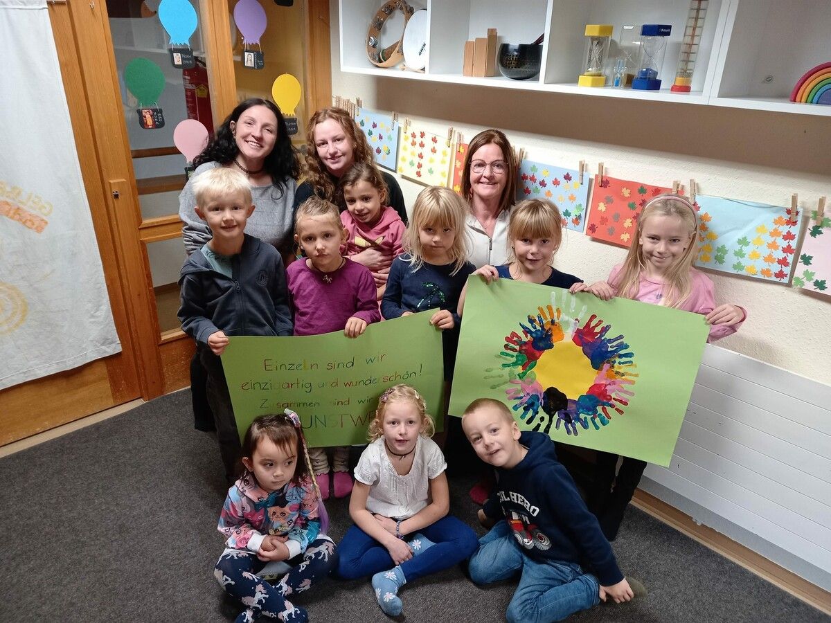 Die Kinder der Gelben Gruppe im Kindergarten Mittelfeld freuen sich bereits jetzt auf das nächste Treffen mit den Senioren. ⇒CTH (4)