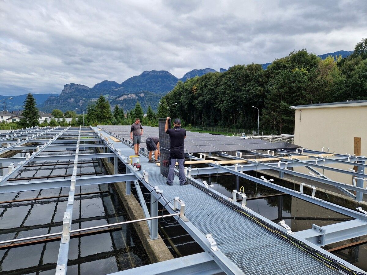 Die neue PV-Anlage soll 150.000 Kilowattstunden an Jahresleistung erbringen.⇒ARA