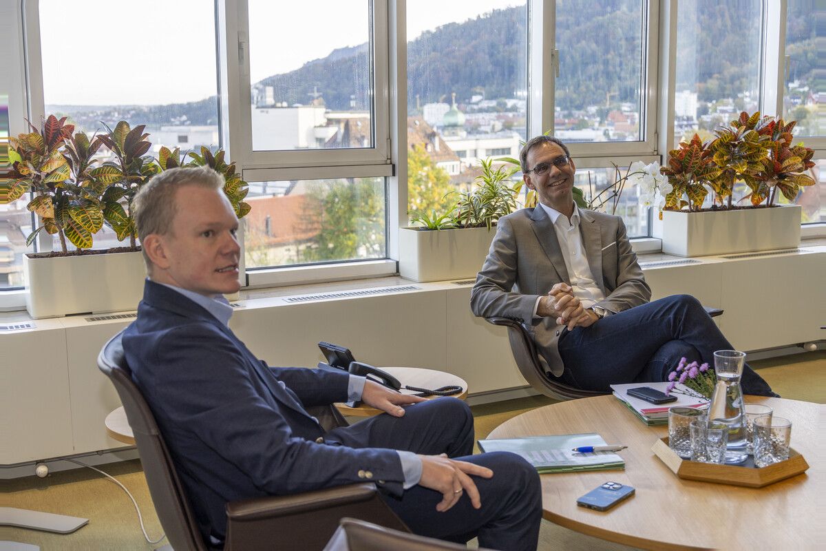 Die neue Vorarlberger Regierungsspitze? Christof Bitschi (links) und Markus Wallner. ⇒VN/Paulitsch