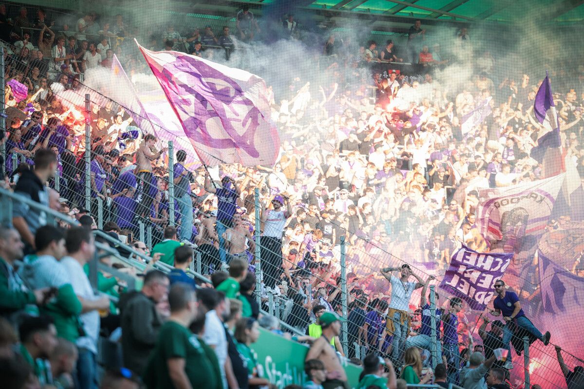 Die Rivalität zwischen den Wiener Fangruppen ist groß.⇒Gepa