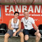 Platz nehmen auf der VN-Fanbank beim Spiel SCR Altach – LASK
