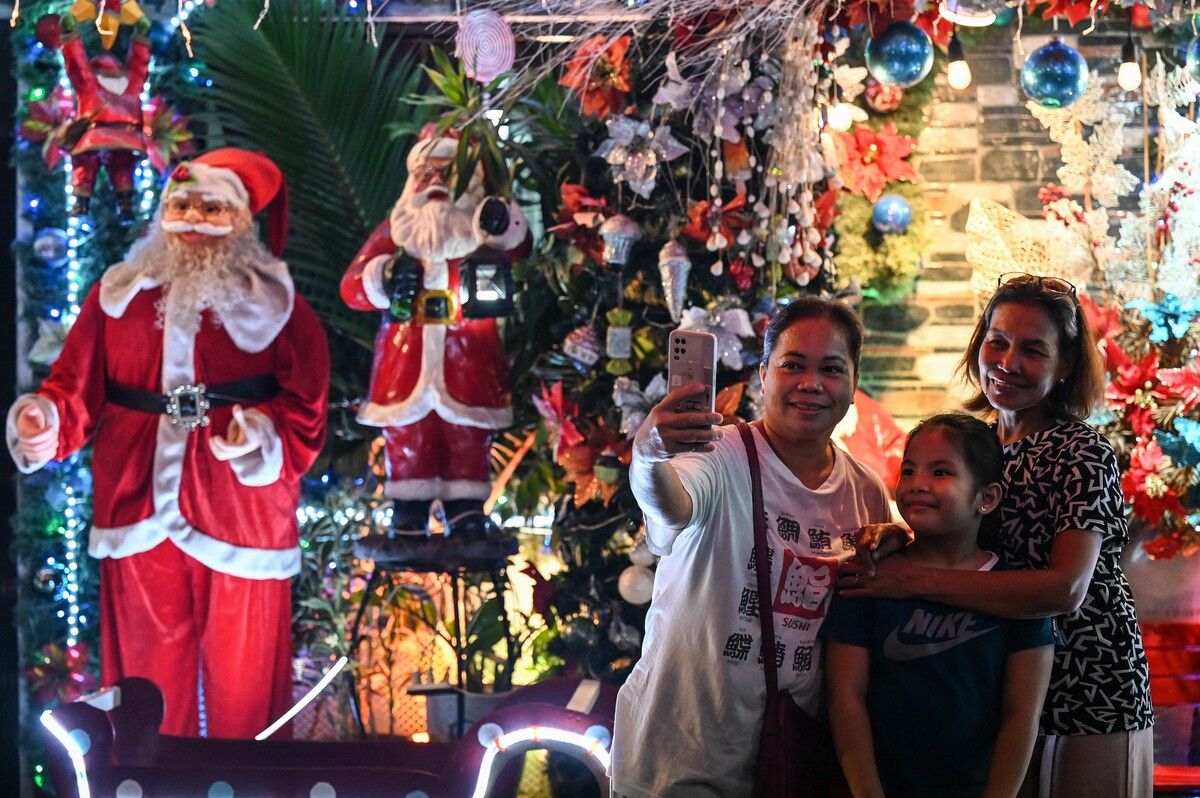 Die Weihnachtszeit auf den Philippinen startet am 1. September und dauert bis 6. Jänner.⇒AFP