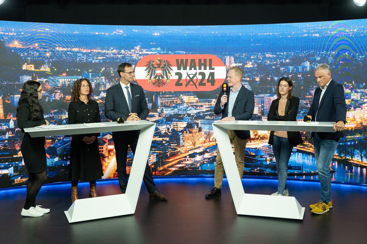 Direkt nach Bekanntwerden der Ergebnisse der Nationalratswahl diskutierten die Landesparteiobleute in Schwarzach, heute folgt die Debatte in Dornbirn. ⇒VN/Serra