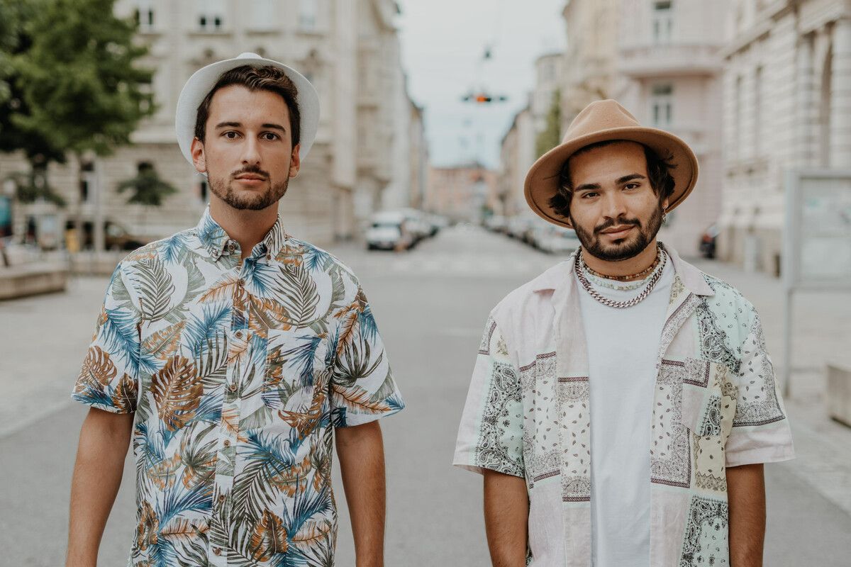 Elyas Jamalzadeh und Andreas Hepp.⇒Peach Productions