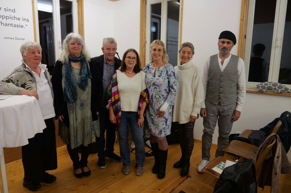 Eva Maria Dörn, Gerlinde File, Heinrich Pfanner, Judith Konzett, Valerie Travaglini, Karin Rollinger und Turki Basheer. ⇒HE