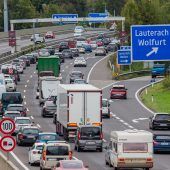Stau auf der A14