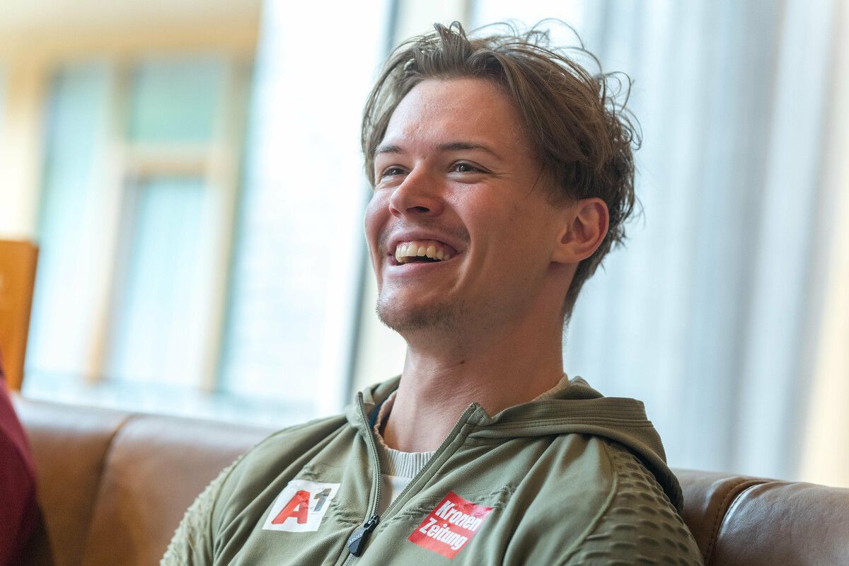 Hat gut lachen: Noel Zwischenbrugger wird am Wochenende beim Ski-Weltcup-Auftakt in Sölden an den Start gehen. ⇒stiplovsek