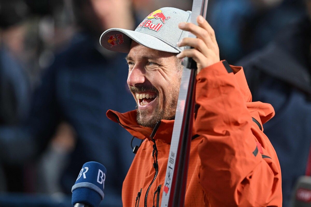 Hatte am Ende gut lachen: Marcel Hirscher.⇒ap