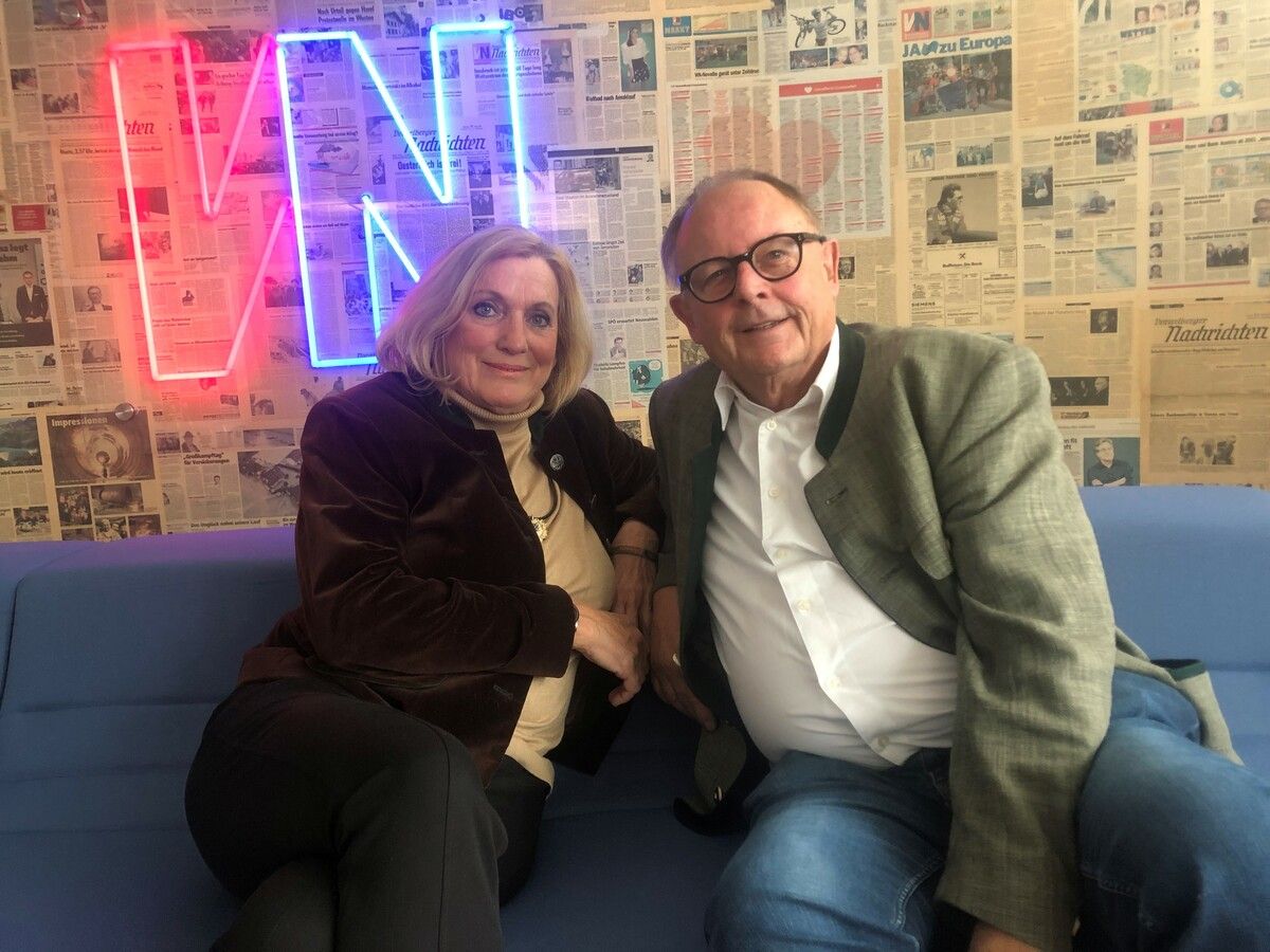Hauptorganisatorin Sabine Lemaire und Landesjägermeister Christoph Breier hoffen auf ein schönes Fest.⇒ VN/GER