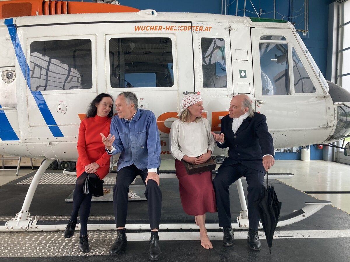 Katharina Grabher, Karl Müller, Ruth Grabher und Andreas Kosek.⇒Katharina Grabher
