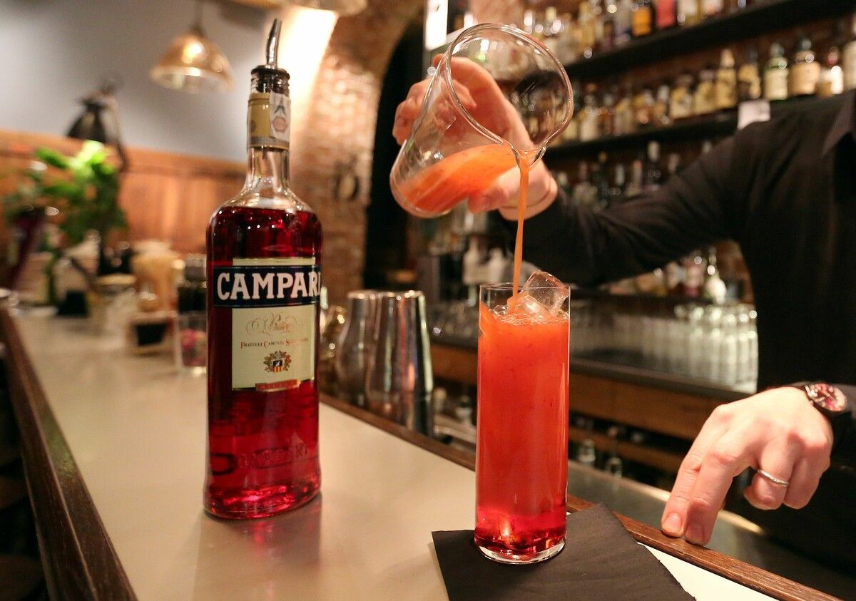 Keinen Gusto auf Campari mit oder ohne Orange hatten die Konsumenten.⇒Reuters