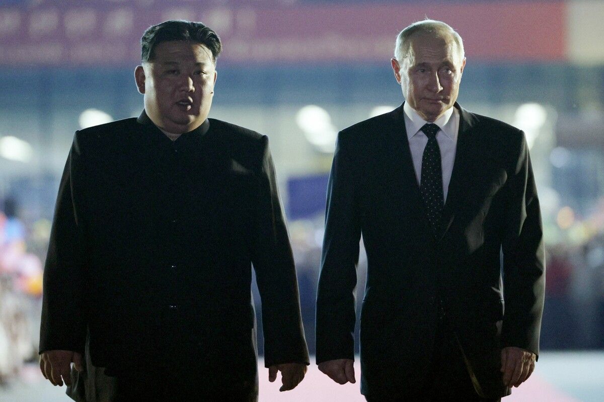 Kim Jong Un und Wladimir Putin demonstrierten wiederholt Einigkeit. ⇒AFP