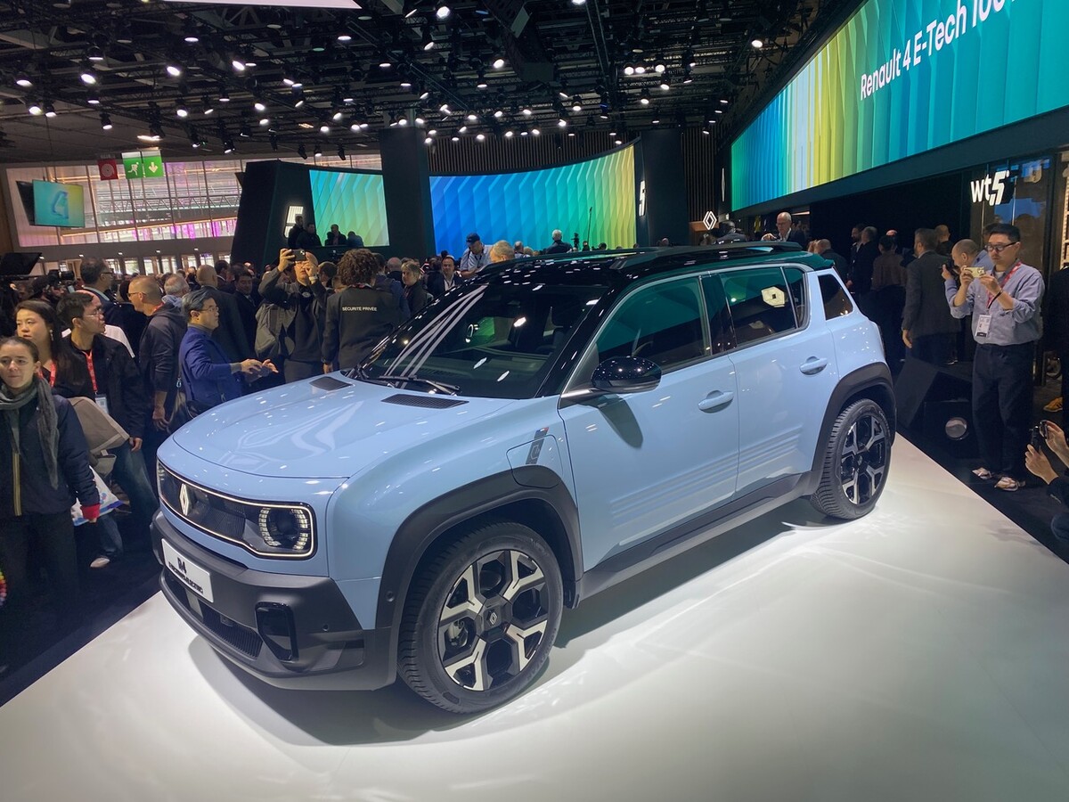 Messestar: Renault R4 E-Tech Electric.