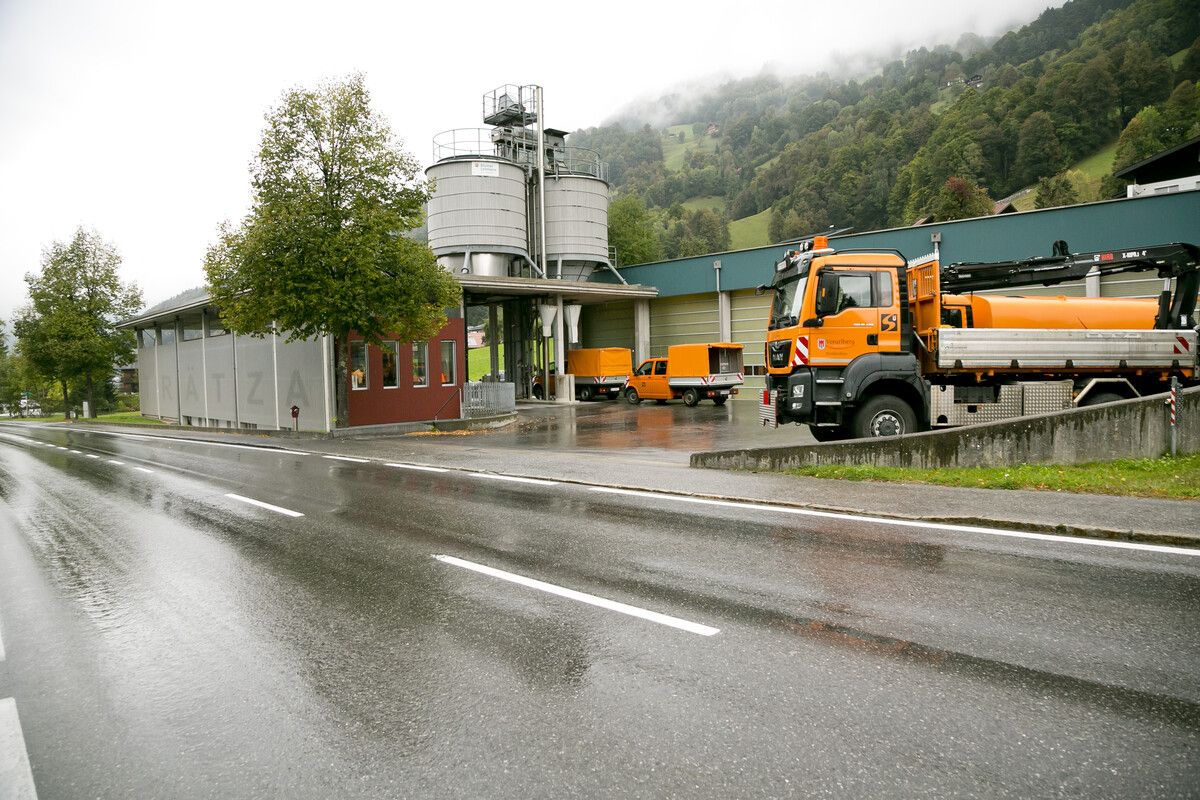 Straßenmeisterei Arlberg/Montafon bekommt neue Streugutsiloanlage. ⇒VLK