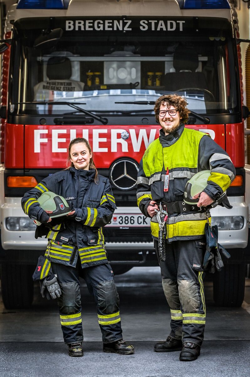 Unter anderem zeigen die Mitglieder der Feuerwehr, was sie können.⇒Stadt