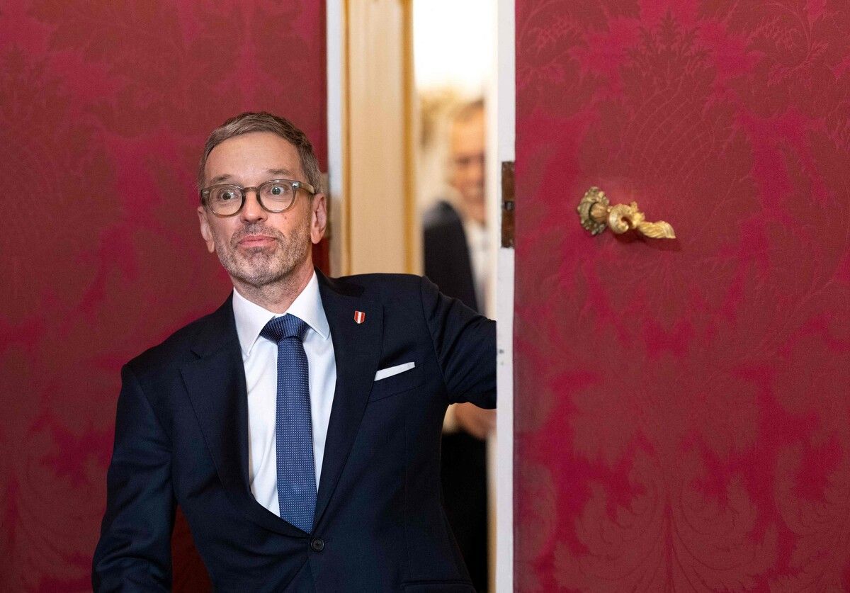 Van der Bellen erteilte Kickl keinen Auftrag zur Regierungsbildung.⇒AFP