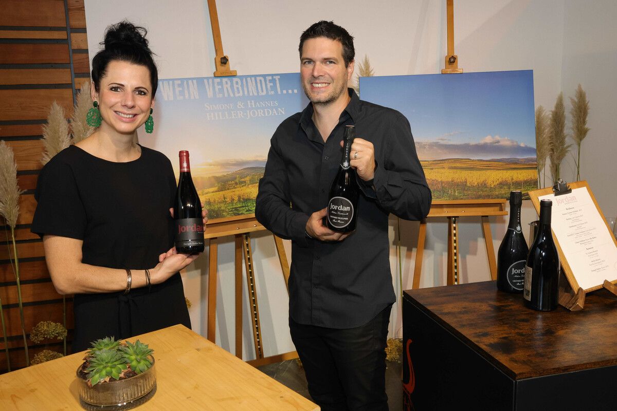 „Weinpreisesammler“ Simone und Hannes Hiller-Jordan sind erstmals auf der „Gustav“.