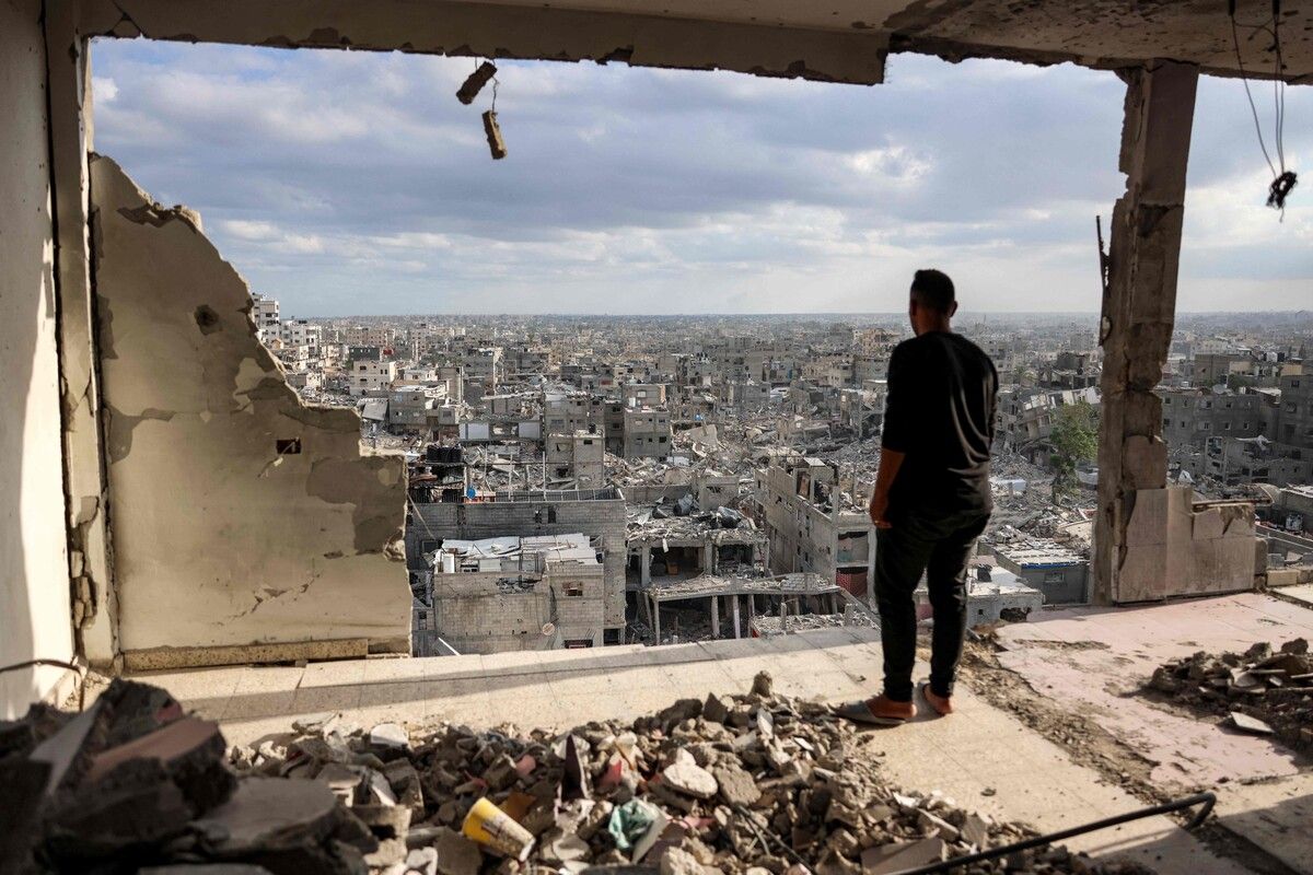 Zerstörung im Gazastreifen: Israel wird für seine Kriegsführung auch kritisiert.⇒AFP
