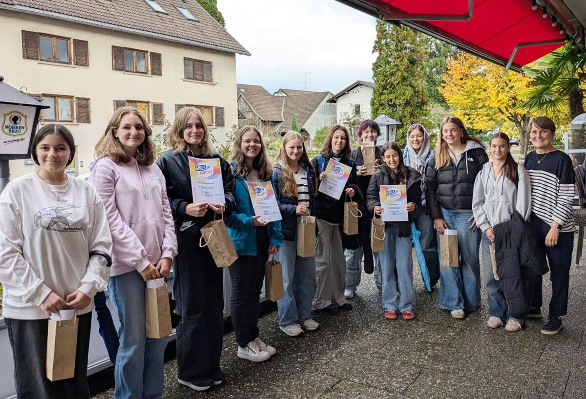 Zum Abschluss gab es ein Zertifikat und ein geselliges Beisammensein im Café Reichl. ⇒MG Wolfurt