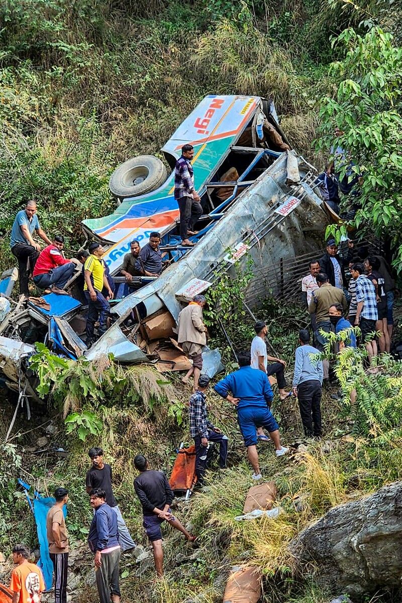 36 Menschen starben bei dem Busunglück.⇒afp