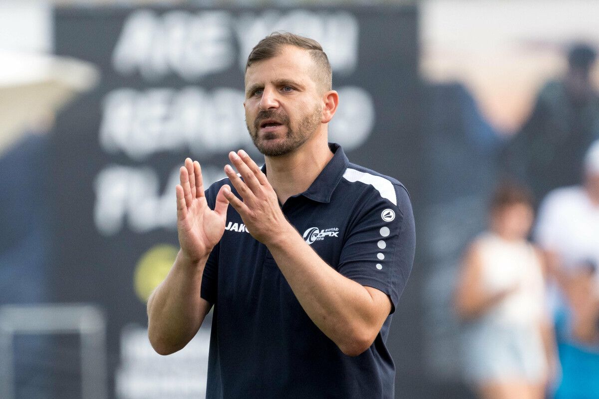 SC Röthis-Coach Ali Özkan bleibt for dem „Finale“ optimistisch.⇒stiplovsek